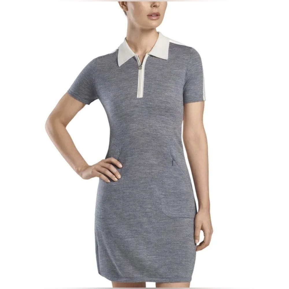 G/FORE Womens Colour Block Golf Sweater Dress